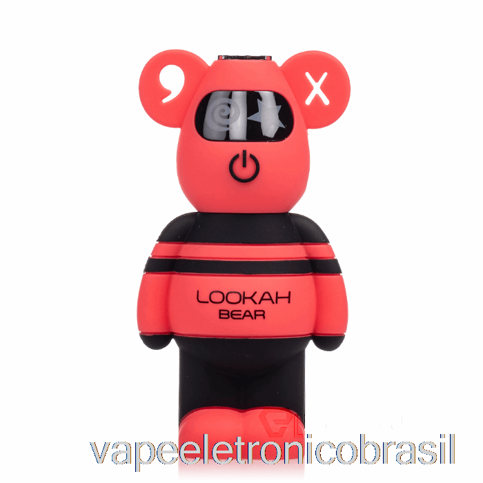 Vape Eletrônico Lookah Bear 510 Bateria Vermelha